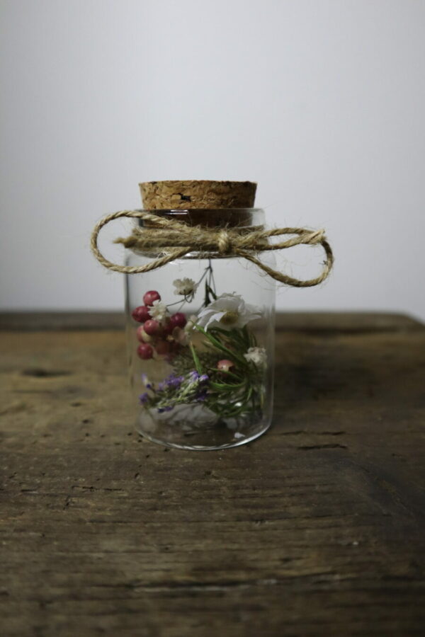 Droogbloemen in glazen buis #13