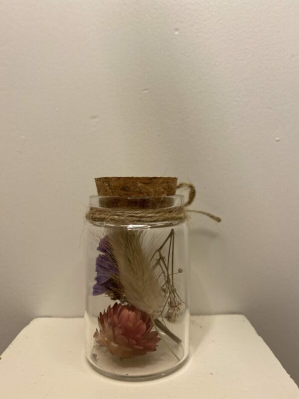 Droogbloemen in glazen buis #50 - Afbeelding 2