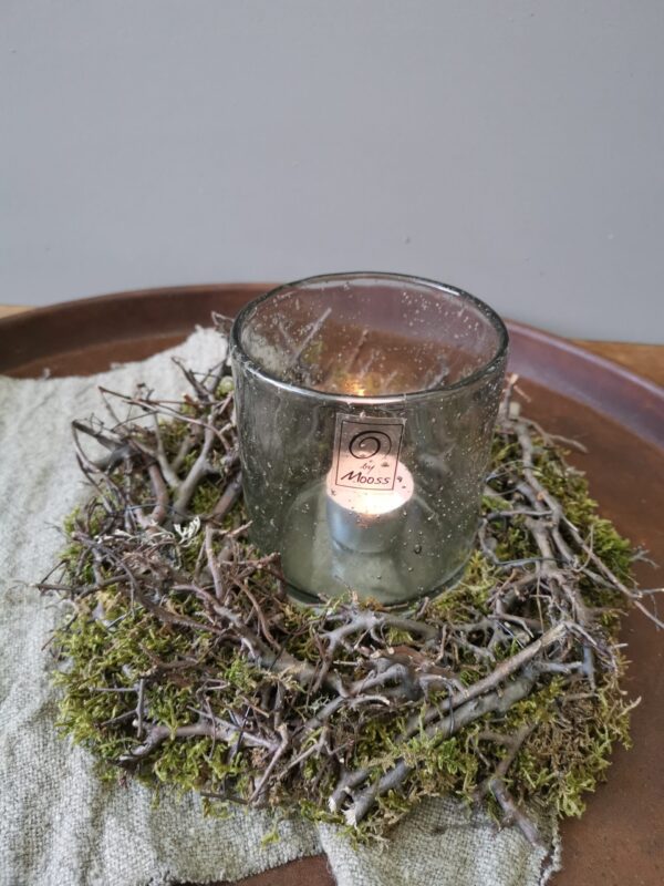 Mos krans met bonsai - Afbeelding 2
