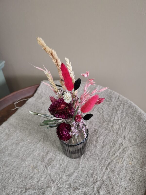 Droogbloemen boeket in vaas - Fanny - Afbeelding 5