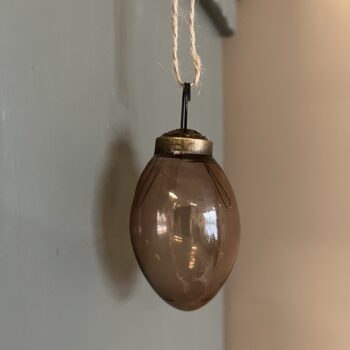 Ei hanger - cognac bruin