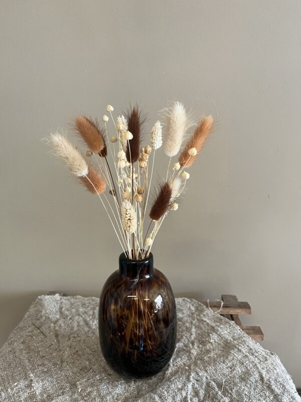 Pantervaas met droogbloemen - Afbeelding 4