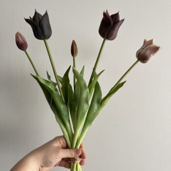 Real touch Franse tulpen - Mauve