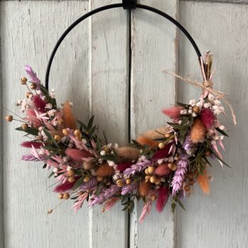 Droogbloemen krans - Nola